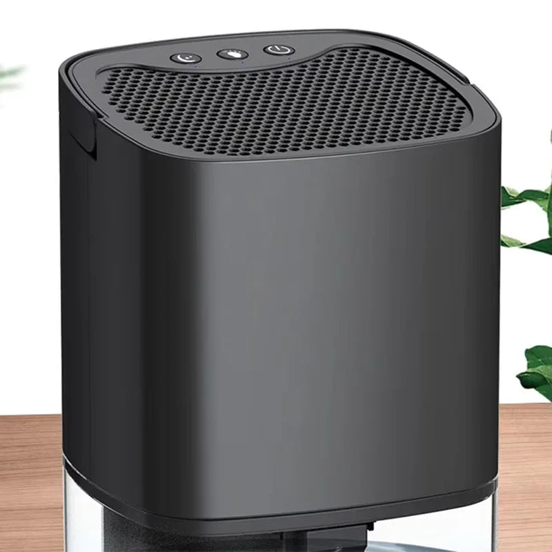 EU/US Plug Portable Silent Air Dehumidifier, Moisture Absorber and Air Dryer for Home, Bedroom, Office, and Kitchen Deodorizing