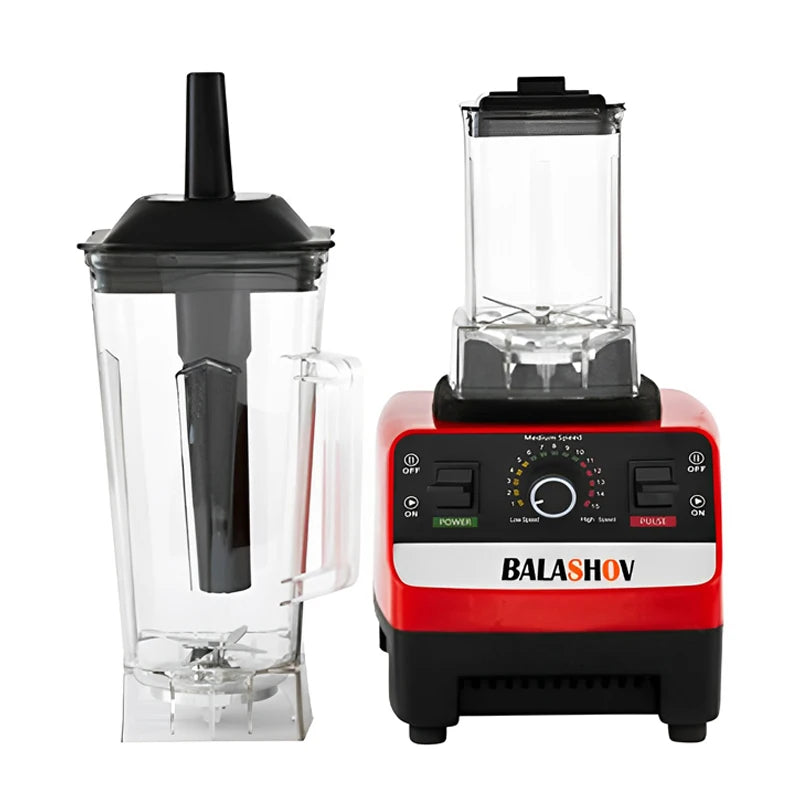 2000W Heavy-Duty Commercial Blender and Food Processor, Stationary Mixer for Ice, Smoothies, and Juicing – High Power, BPA-Free, Kitchen Essential